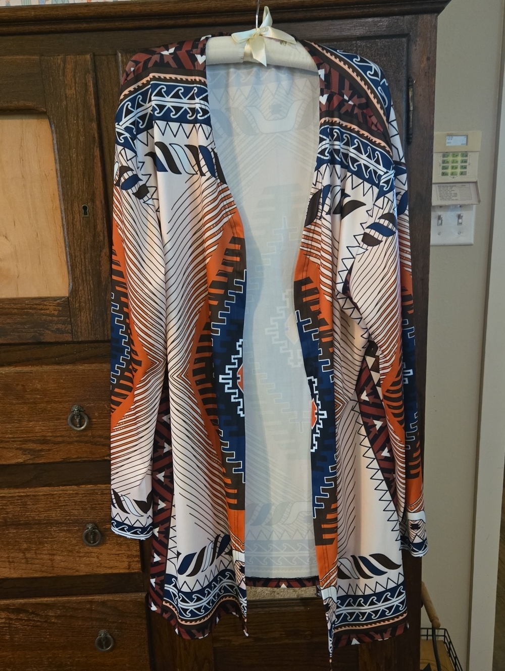 Geometric, Aztec Print Duster